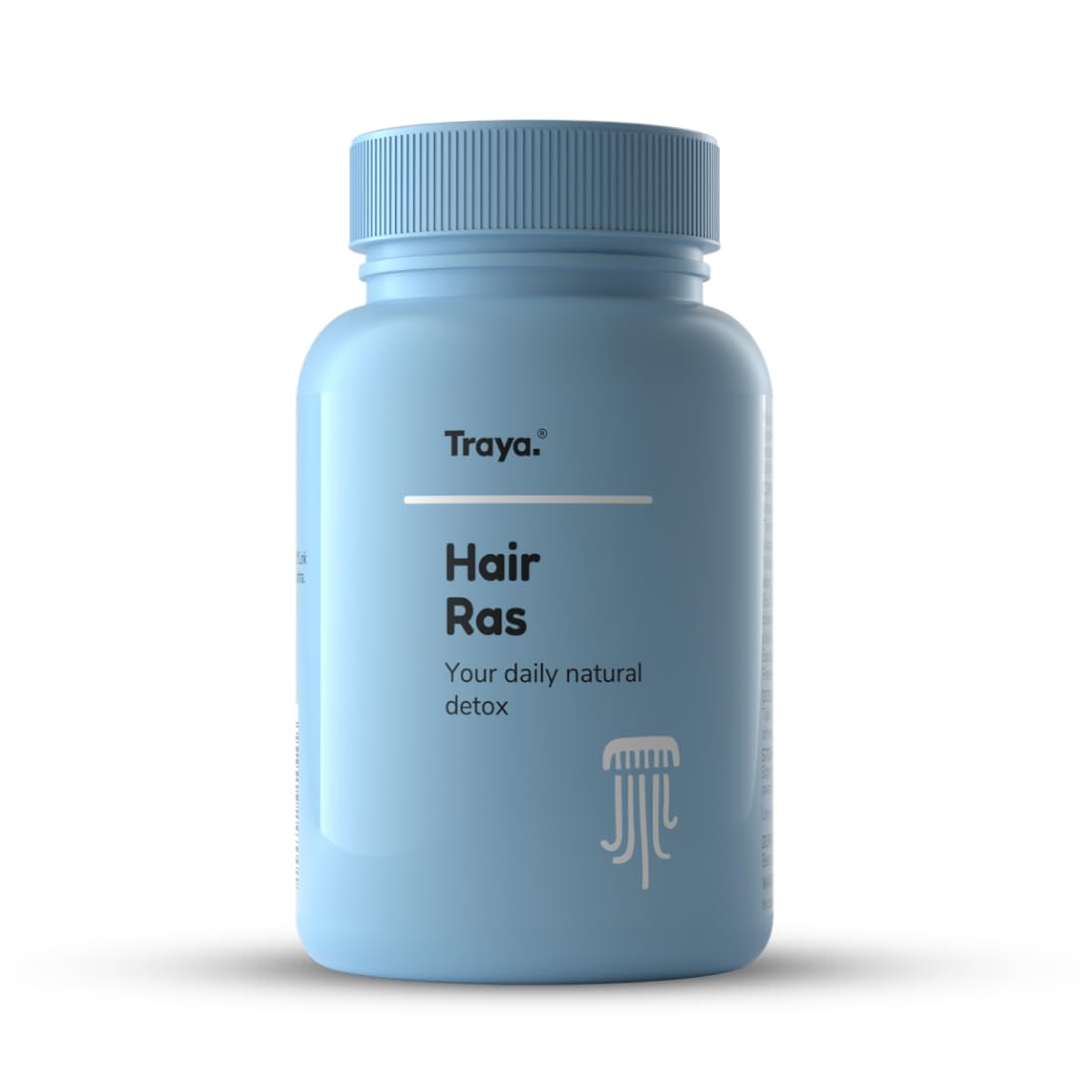 Traya Ayurvedic Hair Growth Tablets with Ashwagandha & Bhringraj - 120 Count