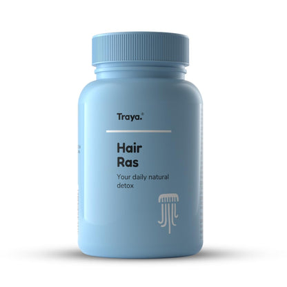 Traya Ayurvedic Hair Growth Tablets with Ashwagandha & Bhringraj - 120 Count