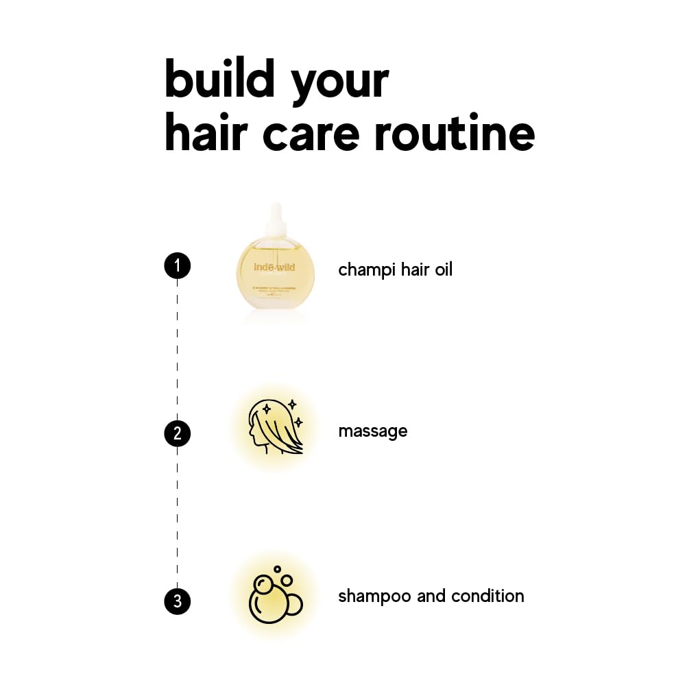 indē wild Ayurvedic Hair Oil 50ml with Rosemary, Amla & Bhringraj