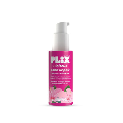 Plix Hibiscus Bond Repair Leave-In Mask with K18 Peptide, 50g