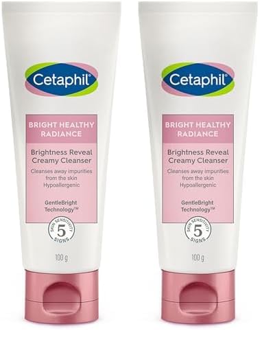 Cetaphil Brightening Cleanser 100g for Uneven Skin with Niacinamide