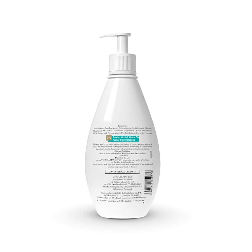 Venusia Max Luxury Moisturizing Lotion for Dry Skin, 300g