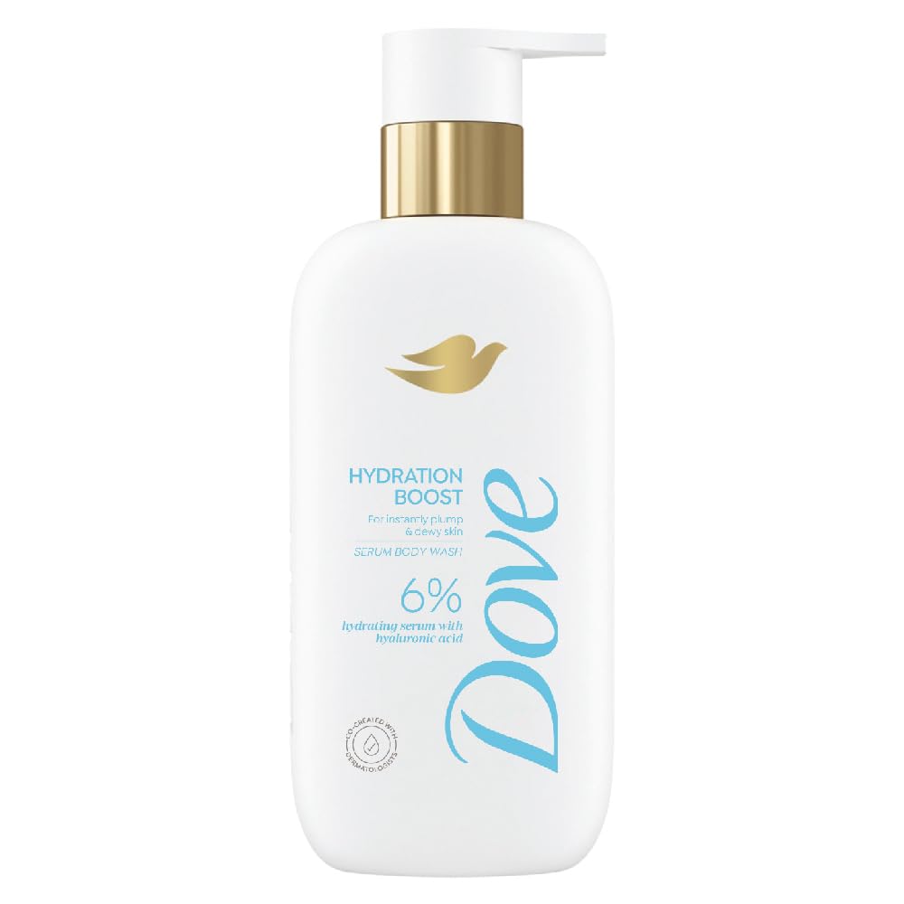 Dove Glow Recharge Serum Body Wash | 3% Brightening Serum + Vit C | Energizes & Illuminates skin | Paraben & SLS free | 300 ml