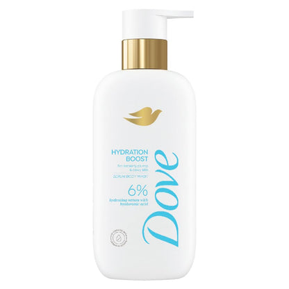 Dove Glow Recharge Serum Body Wash | 3% Brightening Serum + Vit C | Energizes & Illuminates skin | Paraben & SLS free | 300 ml