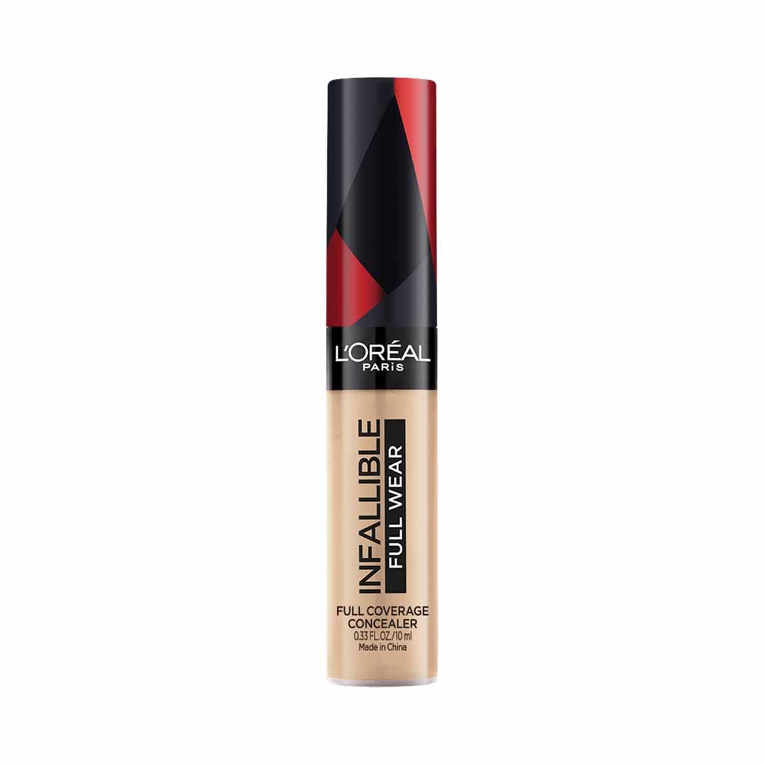 L'Oreal Paris Full Coverage Concealer, High Cover, Waterproof Formula, Long-lasting, For Undereye Circles and Blemishes, For Highlighting and Contouring, Infallible, Shade: 317, 10g