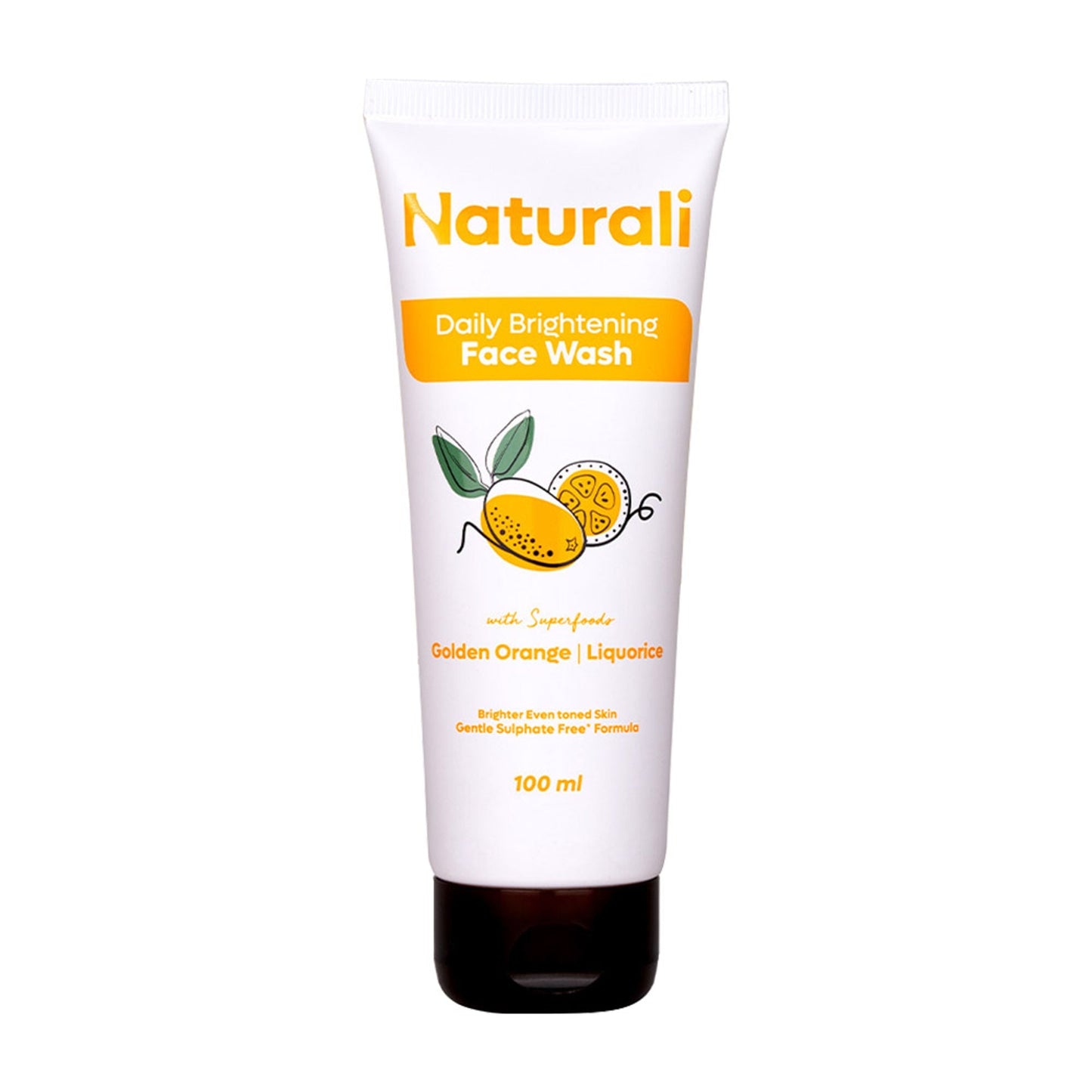 Naturali Daily Brightening Face Wash with Golden Orange & Liquorice Extarct
