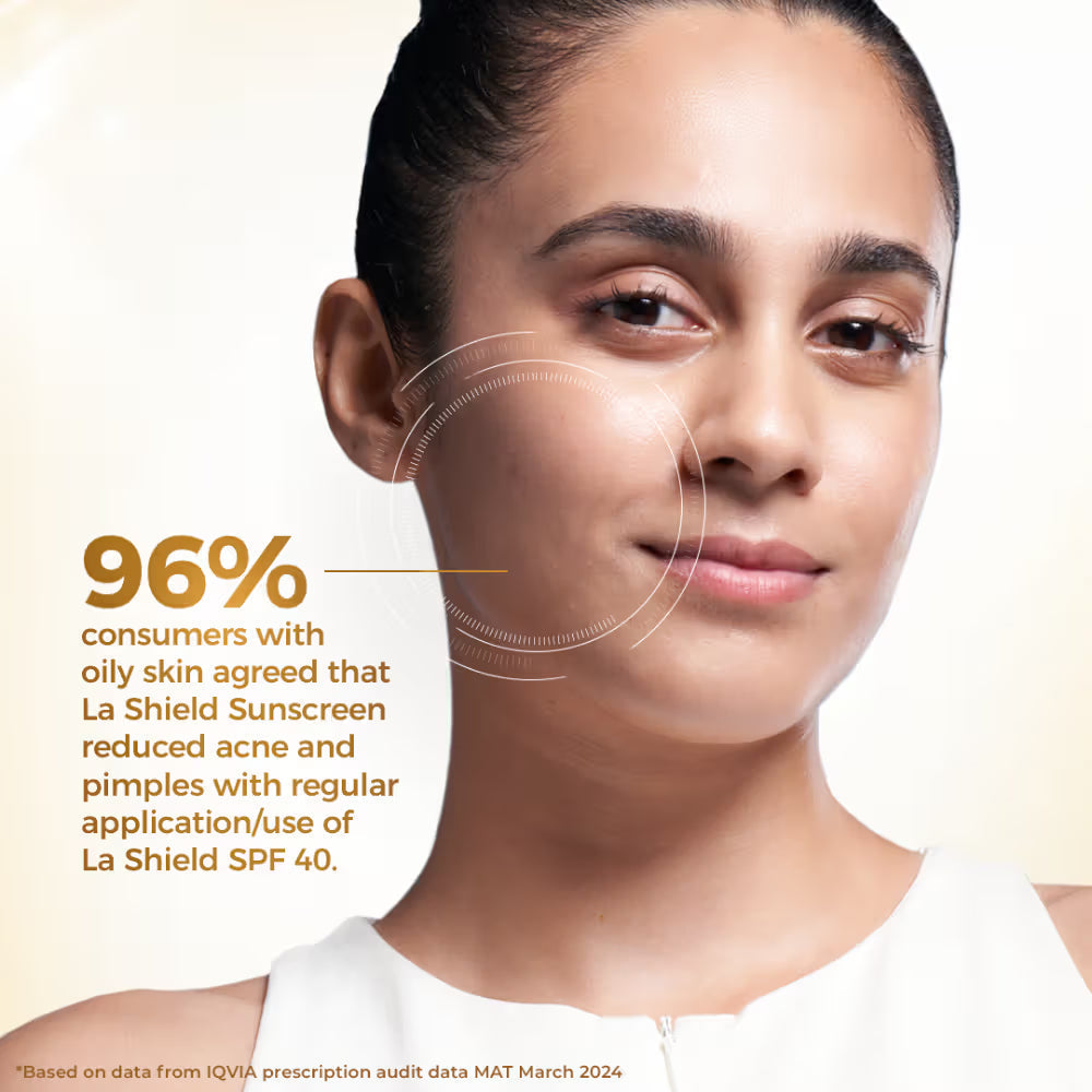 La Shield SPF 40 PA+++ Mineral Sunscreen Gel