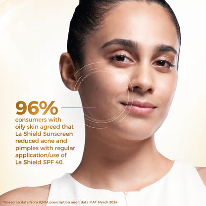 La Shield SPF 40 PA+++ Mineral Sunscreen Gel