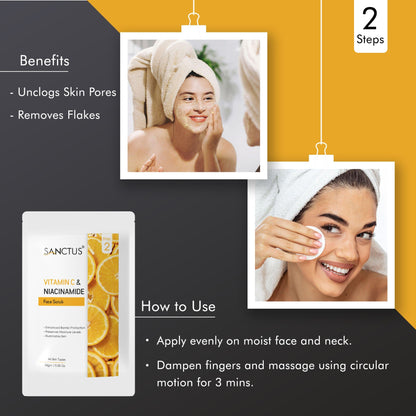 SANCTUS Vitamin C & Niacinamide Single Use Facial Kit