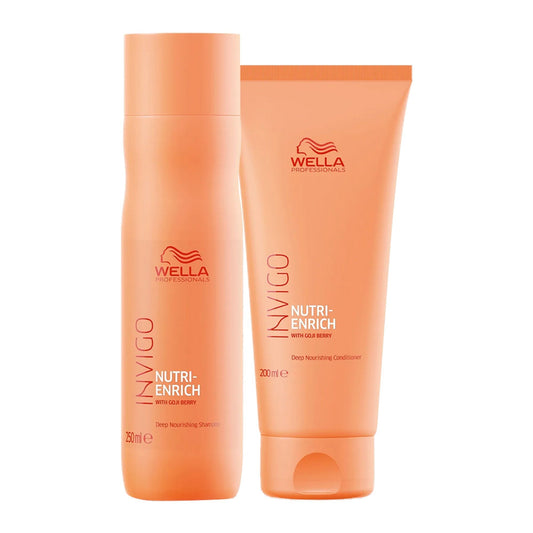 Wella Professionals Invigo Nutri Enrich Deep Nourishing Shampoo And Conditioner Combo