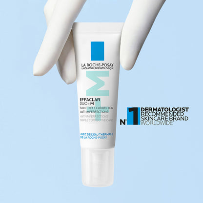 La Roche-Posay Effaclar Duo+M Gel with Salicylic acid, Anti-Acne Moisturiser for Acne-Prone Skin