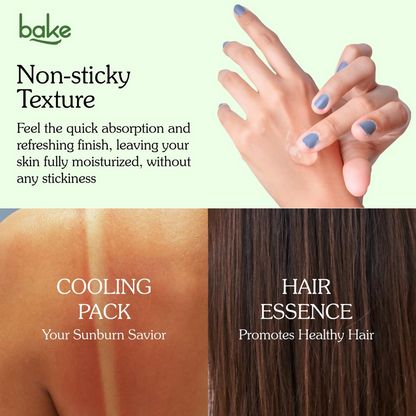 Bake 99% Pure Multi-Use Aloe Vera Gel for Face, Body & Hair