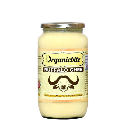 Organicbite Buffalo Ghee | Cultured Pure Desi Ghee | 100% Preservative Free