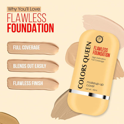 Colors Queen Flawless Foundation – 02 Rose Blush