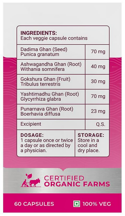 Nisarga Herbs Menodim Veggie Capsules