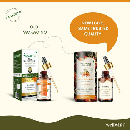 Wellwith Sea Buckthorn Berry Oil Face & Hair Serum