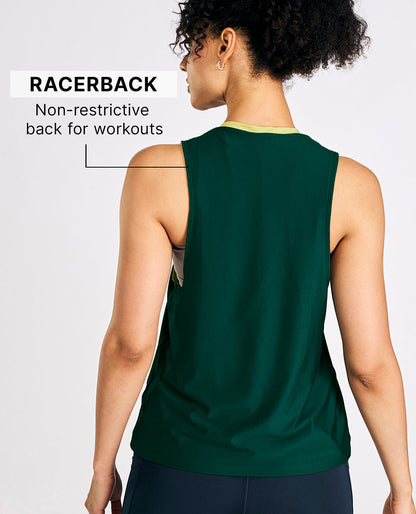 Reversible 2 Color Active Tank Top Neon