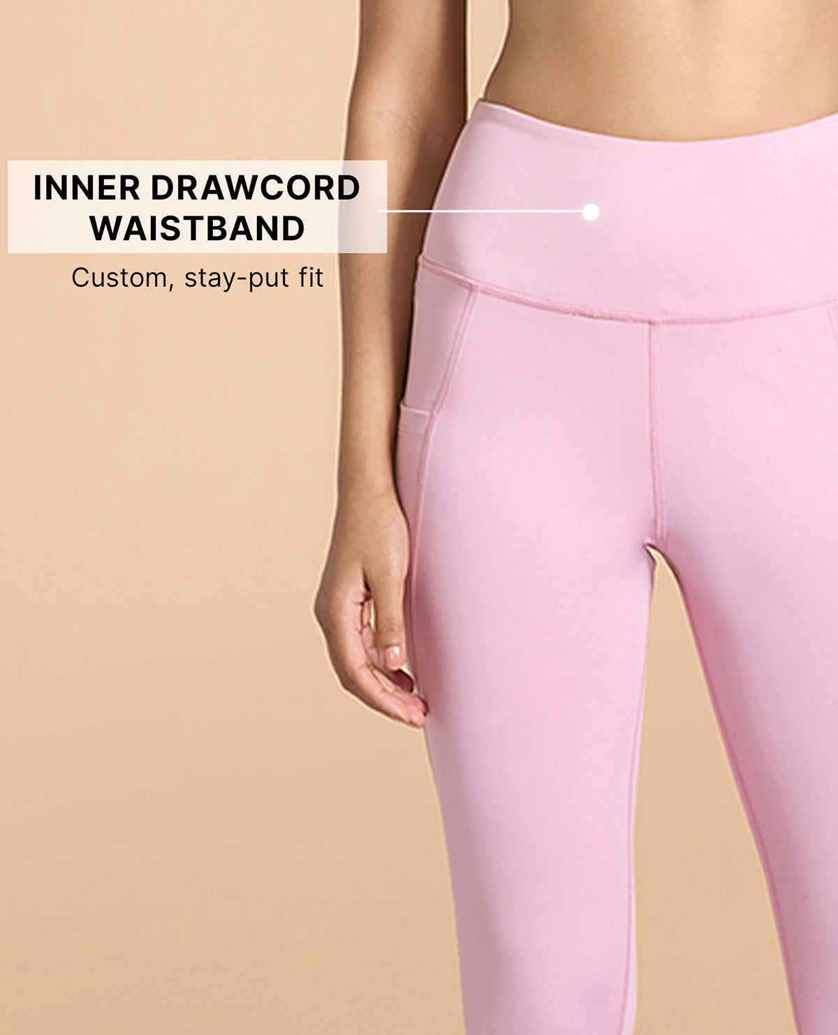 High-Waisted Workout Leggings Pink