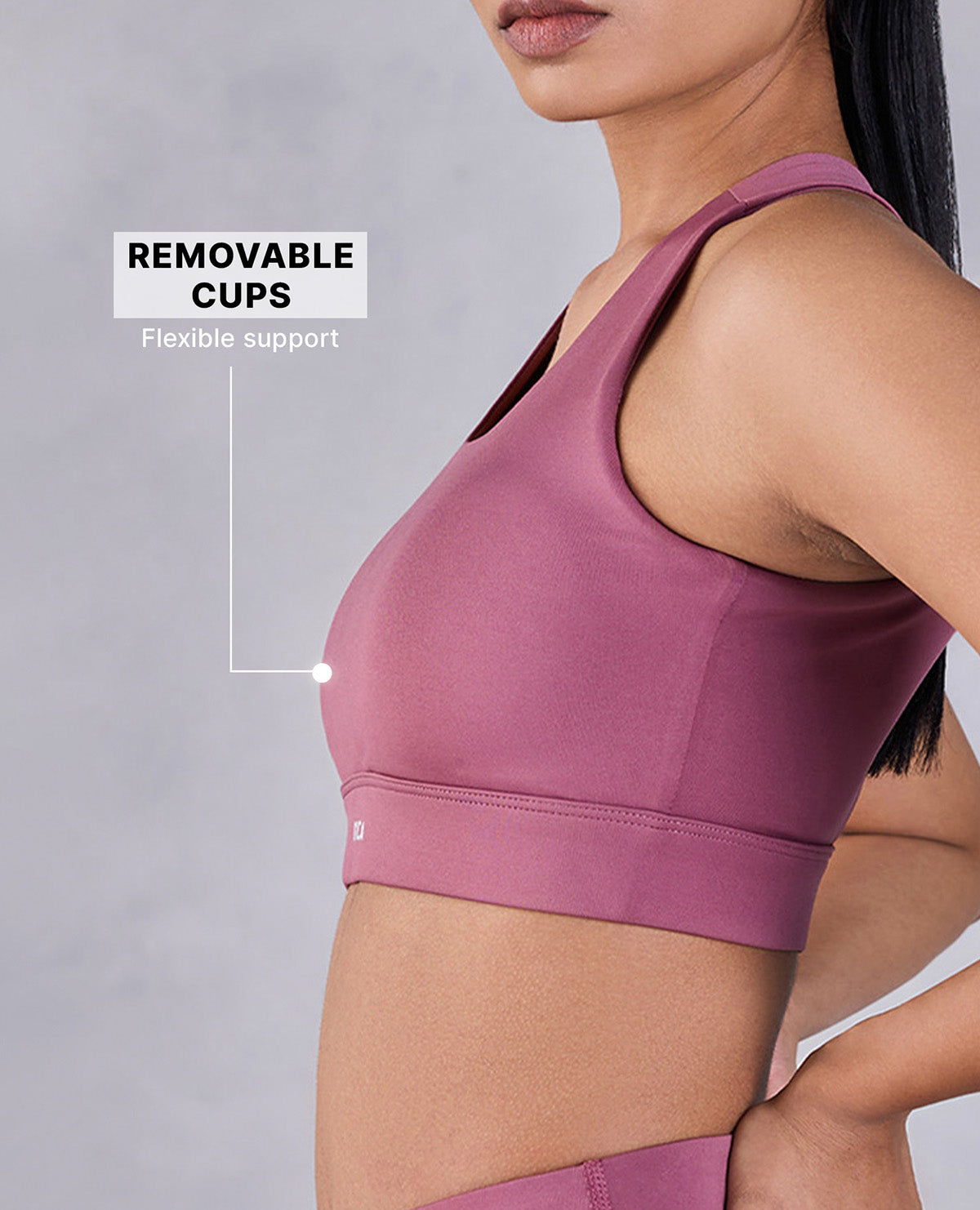 Crostini Full Coverage Sports Bra Tulipwood