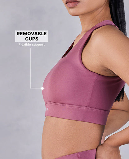 Crostini Full Coverage Sports Bra Tulipwood