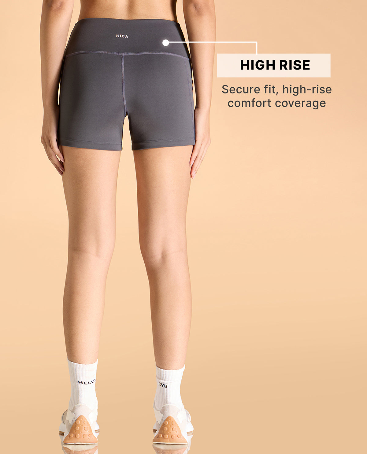 Kica High-Waisted Workout Booty Shorts