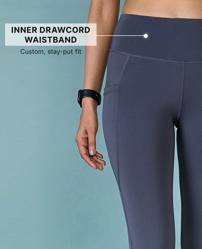 High-Waisted Workout Leggings Grey