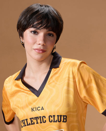 Quick-Dry Jersey For Sports & Gym Yellow