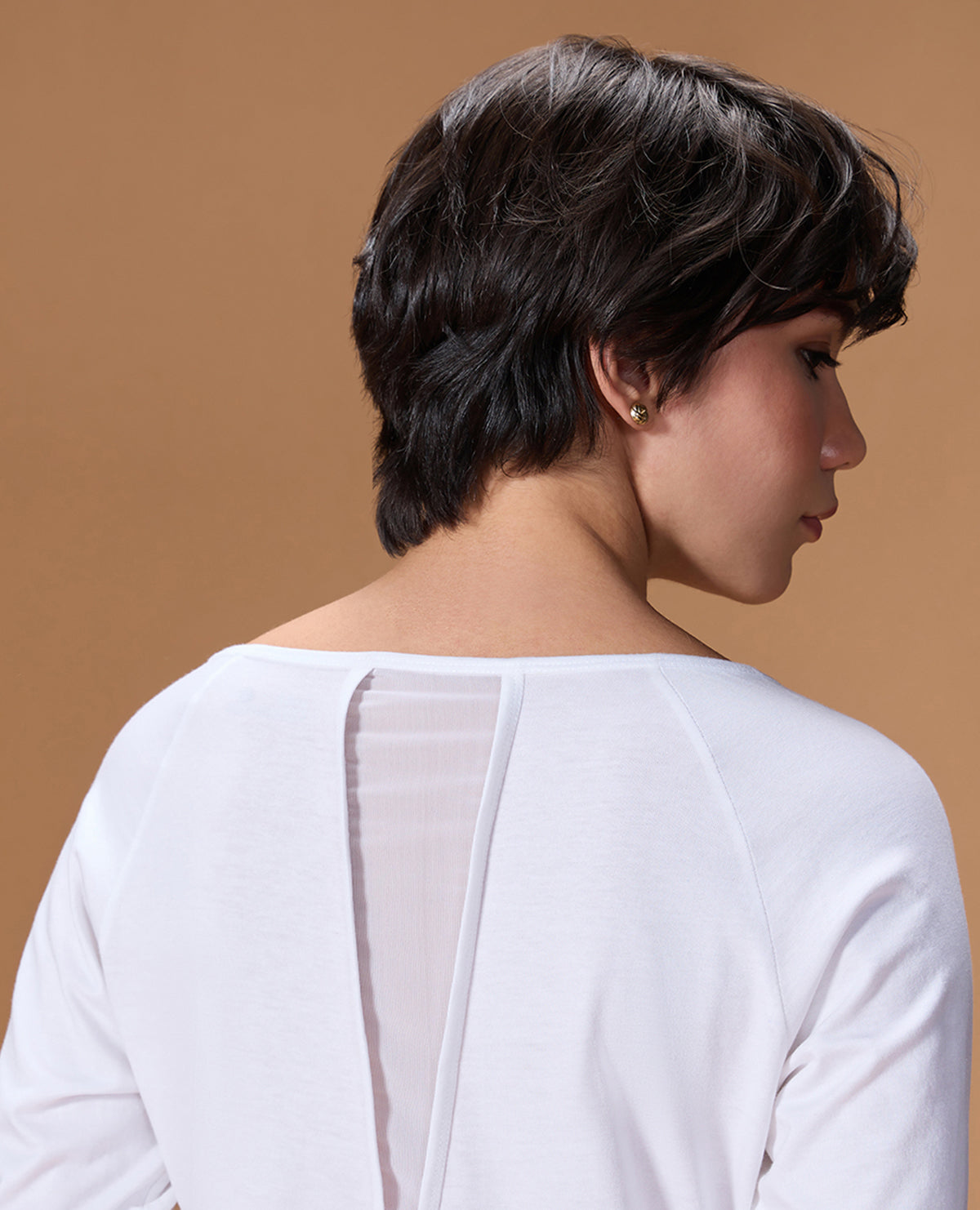 Cotton Yoga Full Sleeve Top White