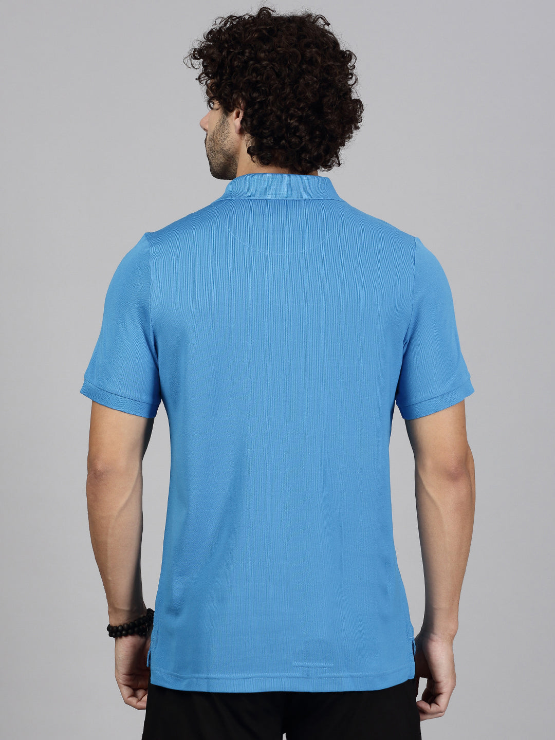 Men's Cotton Rich Pique Polo Biza Blue