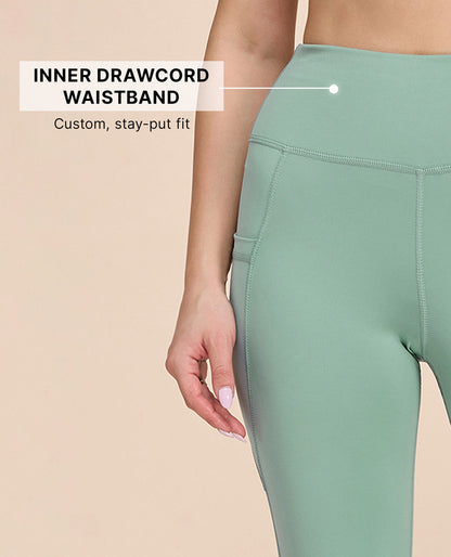 High-Waisted Workout Leggings Sky
