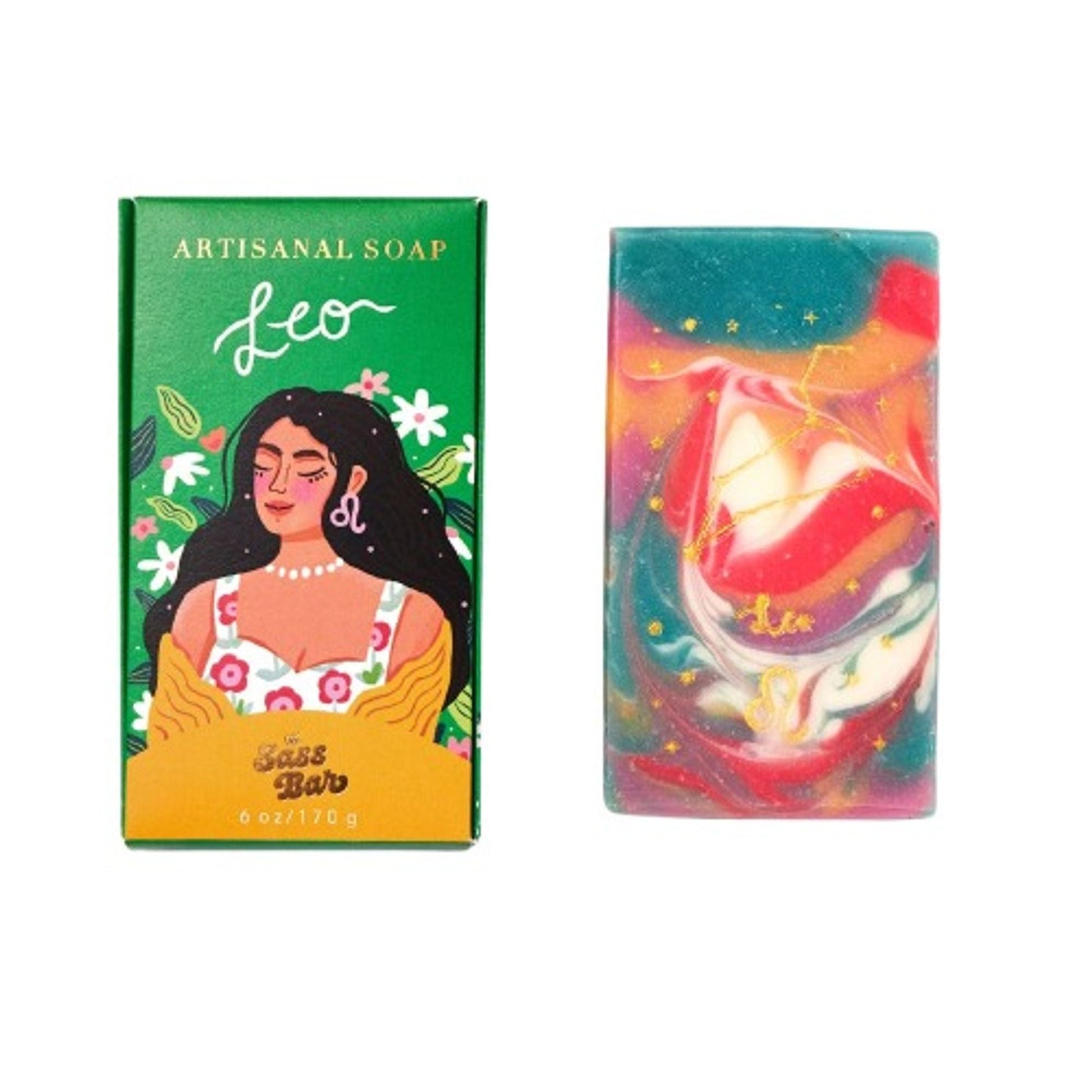 The Sass Bar Leo Star Sign Soap