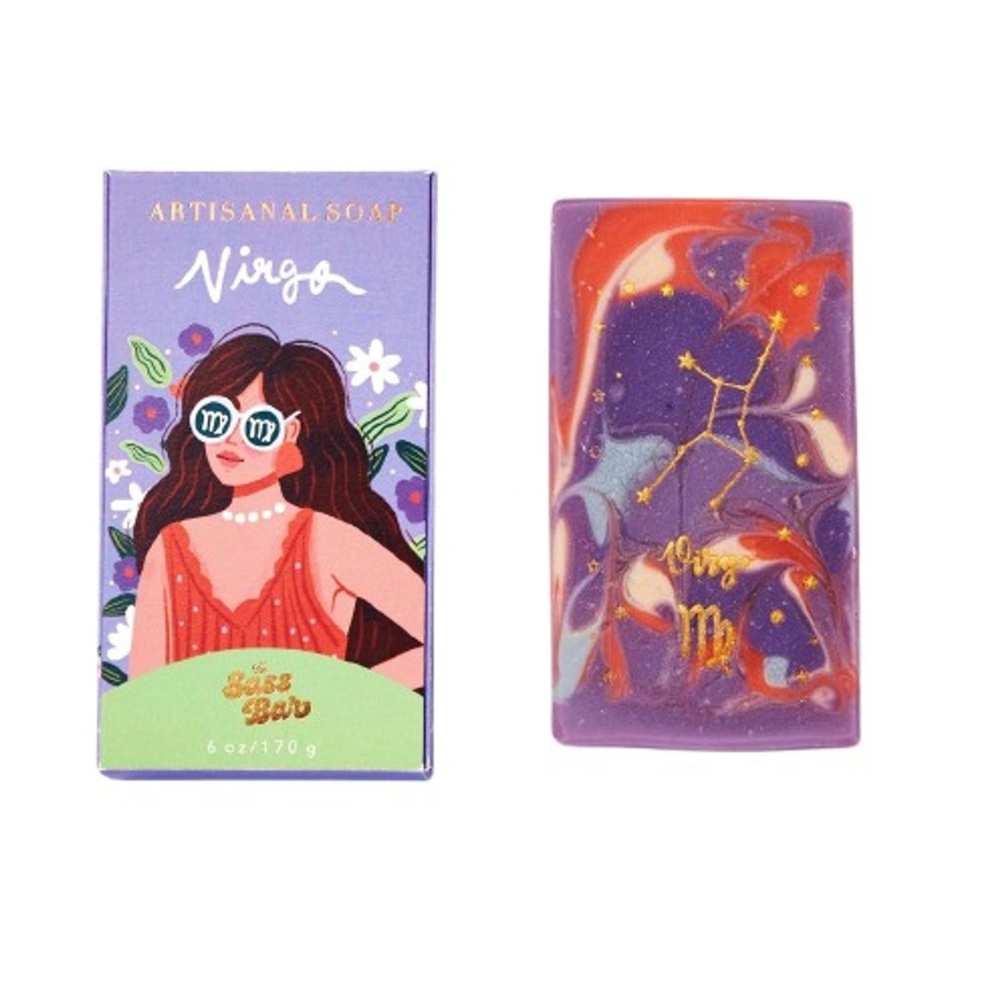 The Sass Bar Virgo Star Sign Soap