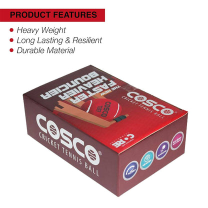 Cosco Tuff Heavy Weight Ball - Red (Pack of 6)