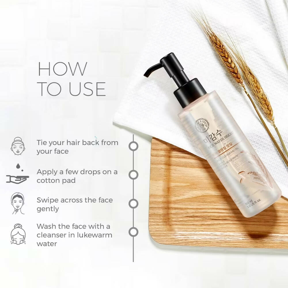 The Face Shop Rice Water Bright Rich Cleansing Oil - Korean Skincare