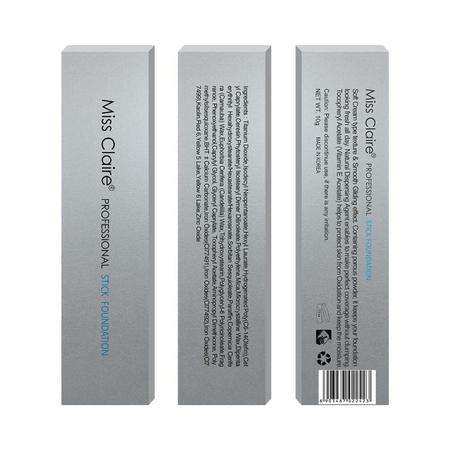 Miss Claire Prestige Stick Foundation - Fs36