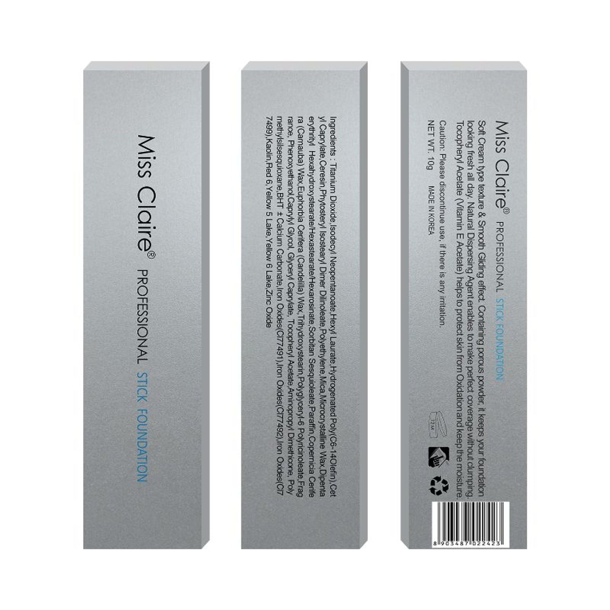 Miss Claire Prestige Stick Foundation - Fs36