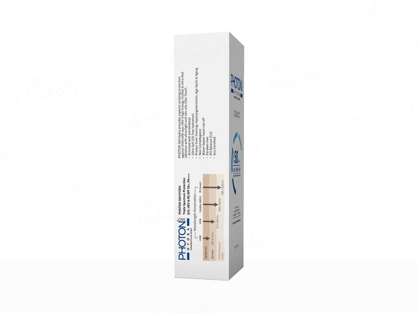 Aclaris Photon 360 Hydra Sunscreen Fluid Cream SPF 50+