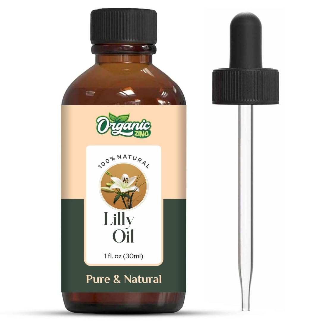 Organic Zing Lily (Lilium Auratum) Oil | Pure & Natural Essential Oil for Skincare & Aroma & Diffusers