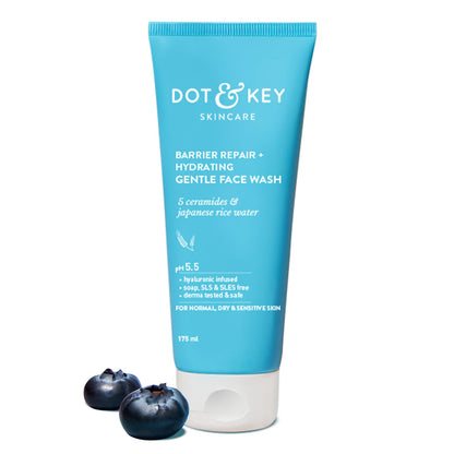 DOT & KEY Barrier Repair + Hydrating Gentle Face Wash With Probiotic