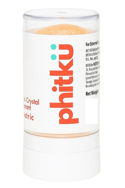 Luxury Alum & Turmeric Roll-On Deodorant, Unscented, Long-Lasting, 100g