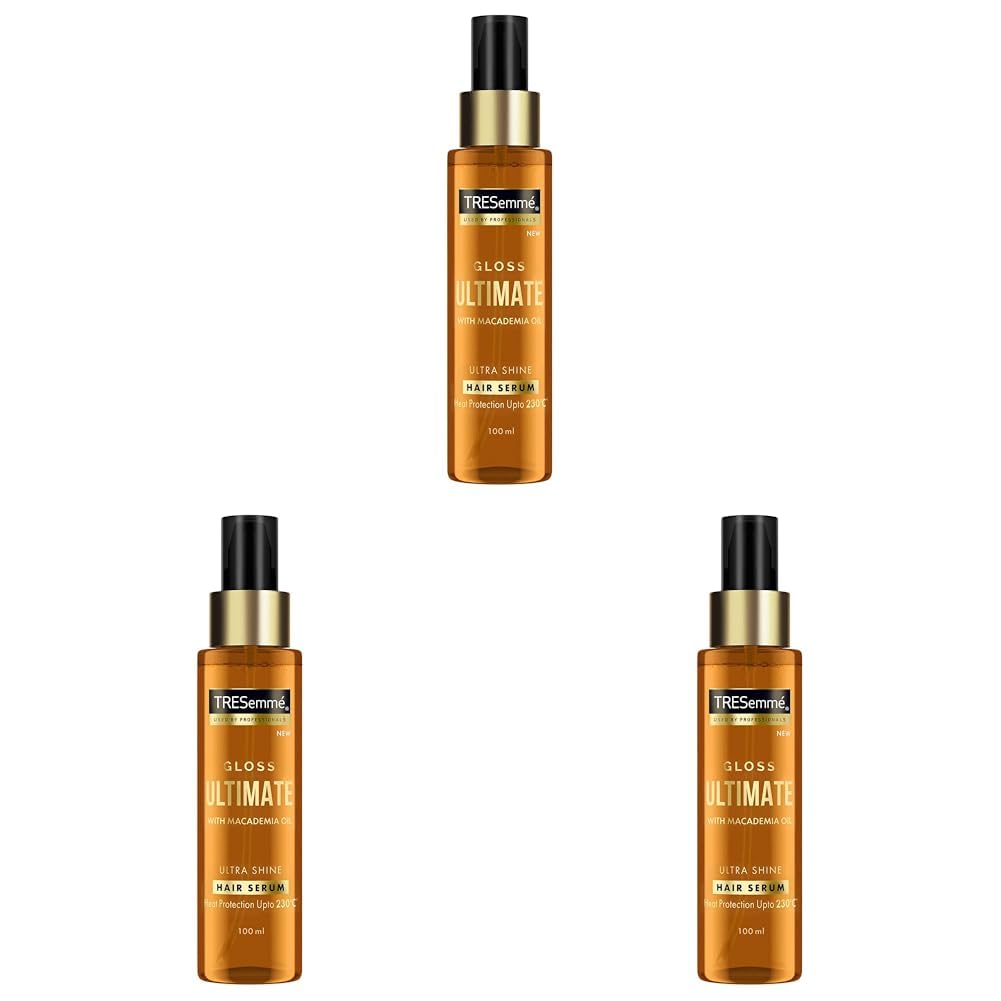 TRESemmé Gloss Ultimate Ultra Shine Hair Serum 50ml with Macadamia Oil & Vitamin E|| for Super shiny Finish