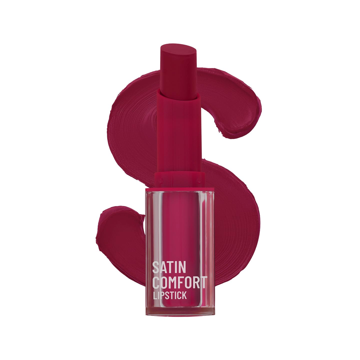 Swiss Beauty Satin Matte Lipstick, Hydrating, Roasted Brown, 3g