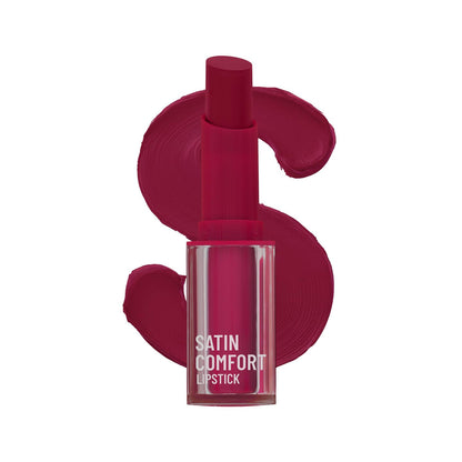 Swiss Beauty Satin Matte Lipstick, Hydrating, Roasted Brown, 3g