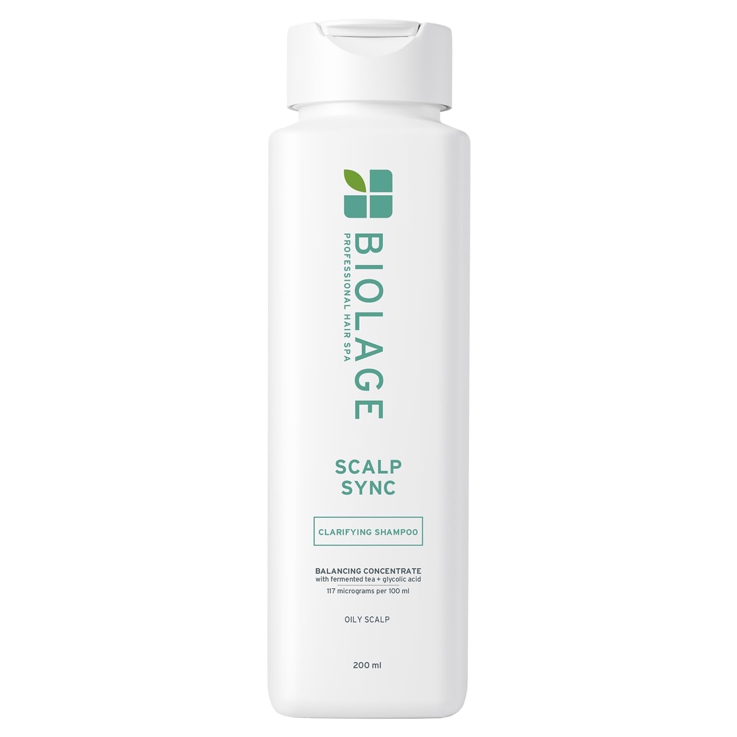 Biolage Scalp Sync Clarifying Shampoo, Soothed and Hydrated Scalp for up to 72 hours*, Enriched with Fermented Tea & Glycolic Acid, for Men and Women, Vegan & Cruelty-Free