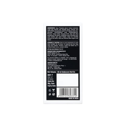 FURR Luxury Underarm Roll-On 40ml with AHA BHA & Kojic Acid