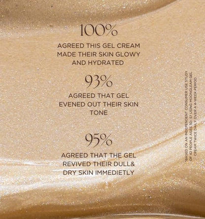BiE Moongleam - Precious Gel Cream + Primer With Gold- Silver & Diamond Dust | For Instant Glow, Shimmer & Hydration | Radiant Finish | All Skin Types | Men & Women | 20gm