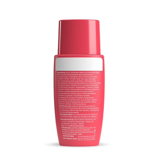 Plix Watermelon Tint SPF 50 Sunscreen for Light Glow & Sun Repair
