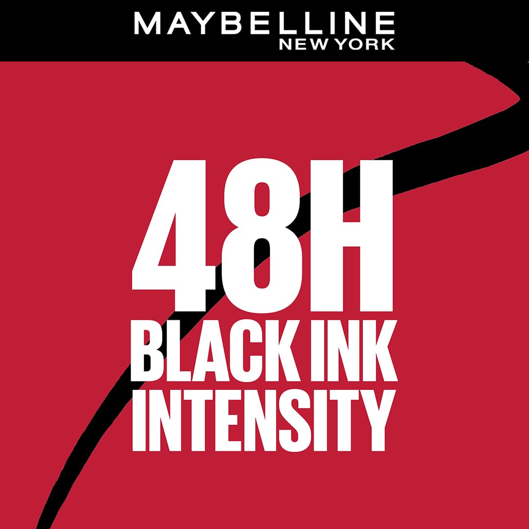 Maybelline New York Matte Pencil Eyeliner, Intense Pencil Eyeliner, Long-Lasting, Felt-Tip Applicator, Line Tattoo High Impact Liner, Black