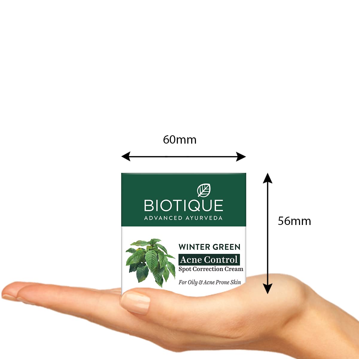 Biotique Winter Green Acne Spot Cream 15g - Luxury Blemish Control
