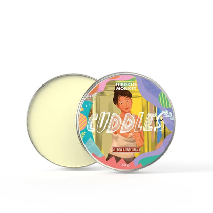 Hibiscus Elbow & Knee Balm with Shea Butter & Coconut Milk Oil, 50g